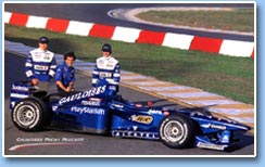 Alain Prost, Olivier Panis et Jarno Trulli